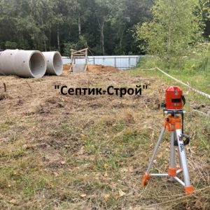 Септик из колец в Клеменьтьево